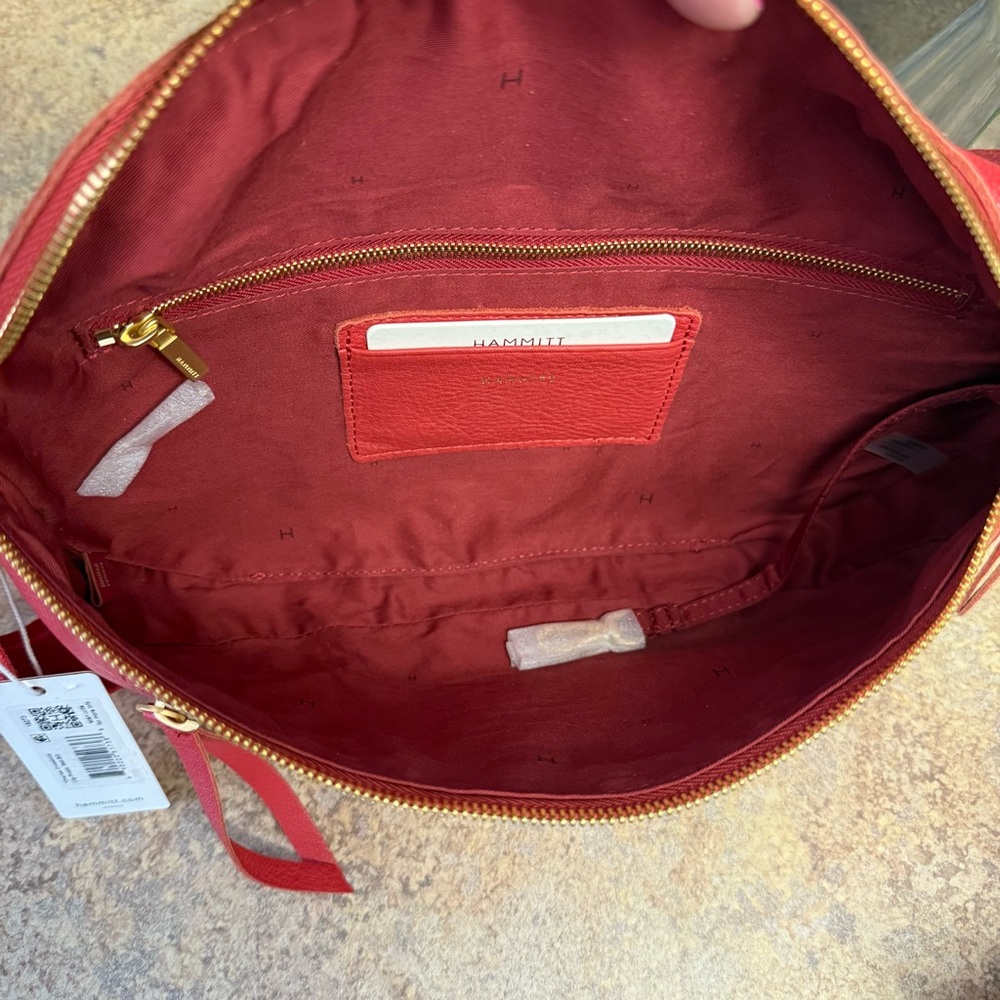 NWT Hammitt Charles Large Poppy Red purse - Picture 5 of 5